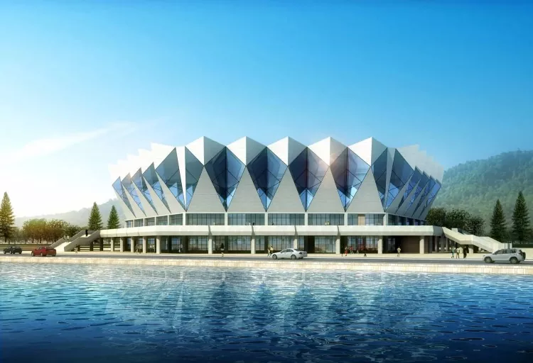 Hannað Shape Steel Construction Stadium