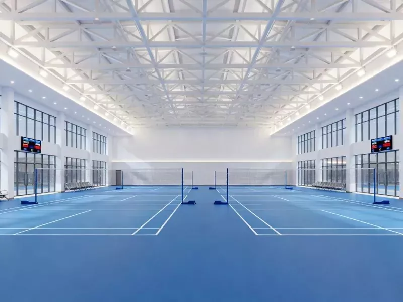 Badmintonhöll innanhúss Stálsmíði