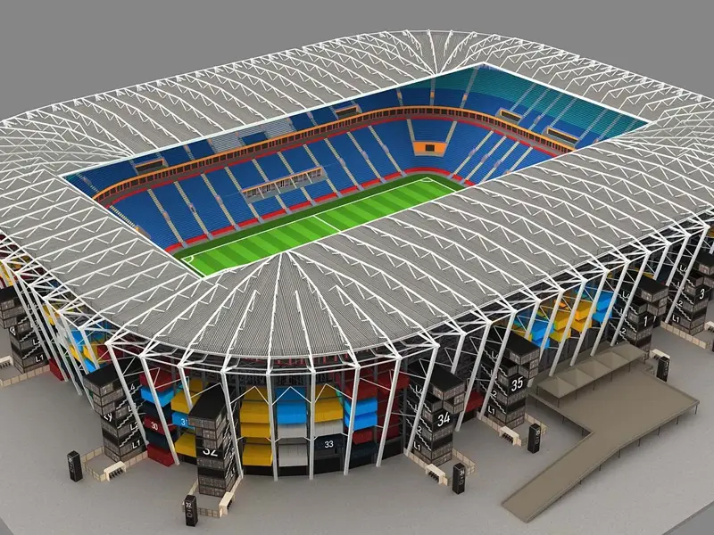 Stálgrind Modular Assembled Stadium